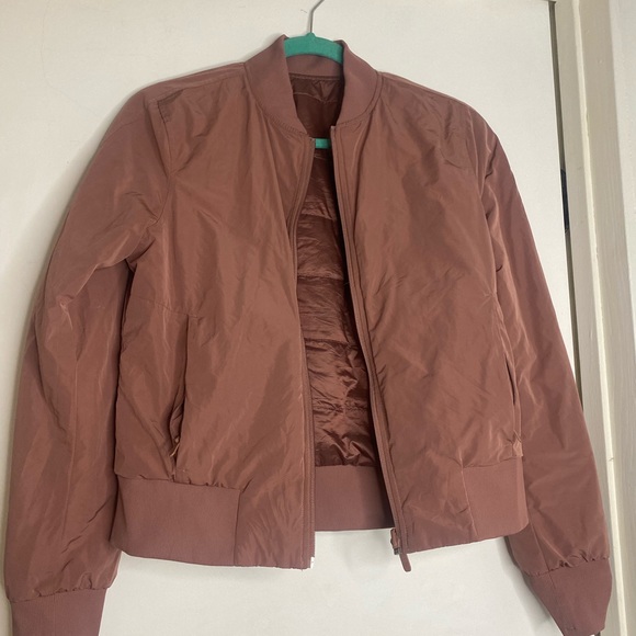 LULULEMON JACKET | Dusty Rose Bomber Size 4 - Picture 8 of 15